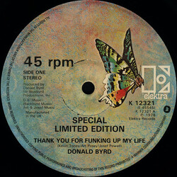 Donald Byrd Thank You For Funking Up My Life / Loving You VINYL 12" USED