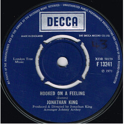 Jonathan King Hooked On A Feeling VINYL 7" USED