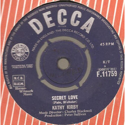 Kathy Kirby Secret Love USED VINYL 7INCH 45 RPM SINGLE
