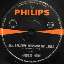 Manfred Mann Semi-Detached Suburban Mr. James / Each And Every Day USED VINYL 7INCH 45 RPM SINGLE