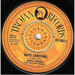 Jackie Edwards White Christmas / My Love And I USED VINYL 7INCH 45 RPM SINGLE REISSUE