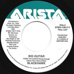 Blackhawk Big Guitar USED VINYL 7INCH 45 RPM SINGLE