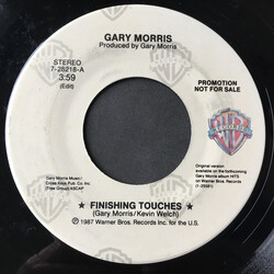Gary Morris Finishing Touches USED VINYL 7INCH 45 RPM SINGLE PROMO