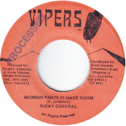 Ricky General Badman Pants Fi Have Room Vinyl 7" USED