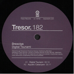 Drexciya Digital Tsunami USED VINYL 12INCH 33 S RPM REISSUE
