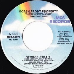 George Strait Ocean Front Property USED VINYL 7INCH 45 RPM SINGLE