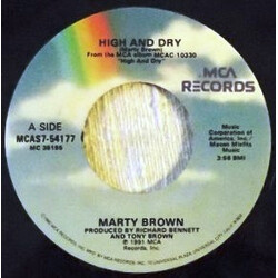 Marty Brown (3) High and Dry / Ole King Kong USED VINYL 7INCH 45 RPM SINGLE