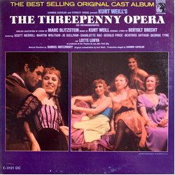 Kurt Weill The Threepenny Opera Vinyl LP USED