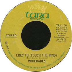 Mocedades Eres Tu (Touch The Wind) / Touch The Wind (Eres Tu) USED VINYL 7INCH 45 RPM SINGLE STYRENE STEREO