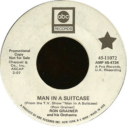 The Ron Grainer Orchestra Man In A Suitcase USED VINYL 7INCH 45 RPM SINGLE PROMO