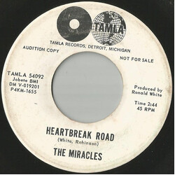 The Miracles (You Can't Let The Boy Overpower) The Man In You USED VINYL 7INCH 45 RPM SINGLE PROMO