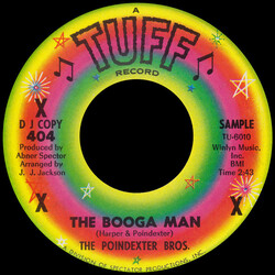 The Poindexter Brothers The Booga Man USED VINYL 7INCH 45 RPM PROMO SINGLE