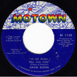 David Ruffin I'm So Glad I Fell For You USED VINYL 7INCH 45 RPM SINGLE