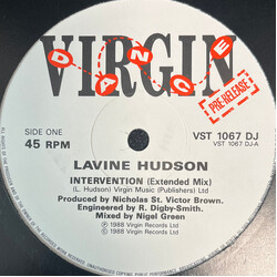 Lavine Hudson Intervention USED VINYL 12INCH 45 RPM PROMO