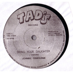 Johnny Osbourne Bring Your Daughter Vinyl 12" USED