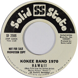 Kokee Band Hawaii / Deep Night USED VINYL 7INCH 45 RPM PROMO STYRENE