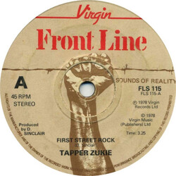 Tapper Zukie First Street Rock USED VINYL 7INCH SINGLE