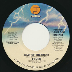 Fever (3) Beat Of The Night USED VINYL 7INCH 45 RPM SINGLE STEREO MONO PROMO