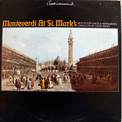 Claudio Monteverdi Monteverdi At St. Mark's Vinyl LP USED