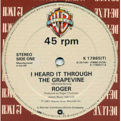 Roger Troutman I Heard It Through The Grapevine USED VINYL 12INCH SINGLE 45 RPM