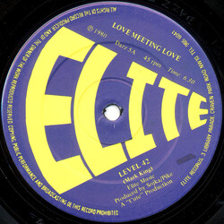 Level 42 Love Meeting Love USED VINYL 12INCH 45 RPM SINGLE