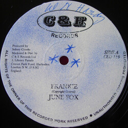 June Fox / The Pioneers Frankie / Come Down Vinyl 12" USED