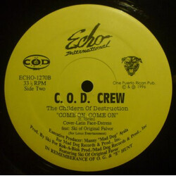 C.O.D. Crew Come On, Come On VINYL 12" USED