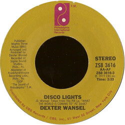 Dexter Wansel Disco Lights USED VINYL 7INCH 45 RPM STYRENE STEREO