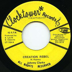 Johnny Clarke / The Aggrovators Creation Rebel USED VINYL 7INCH 45 RPM SINGLE