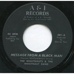 The Whatnauts / The Whatnaut Band Message From A Black Man / Dance To The Music VINYL 7" USED