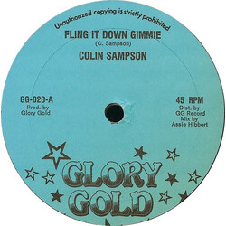 Colin Sampson Fling It Down Gimmie Vinyl 12" USED