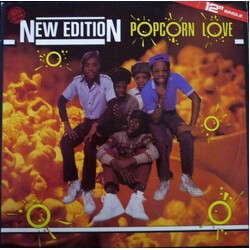 New Edition Popcorn Love USED VINYL 12INCH 45 RPM STEREO