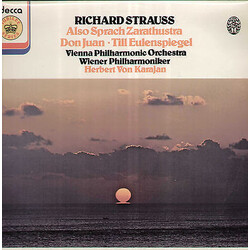 Richard Strauss / Wiener Philharmoniker / Herbert von Karajan Also Sprach Zarathustra - Don Juan - Till Eulenspiegel Vinyl LP USED