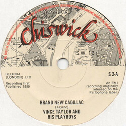 Vince Taylor And His Playboys Brand New Cadillac USED VINYL 7INCH 45 RPM SINGLE