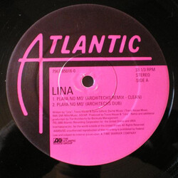 Lina Playa No Mo' (Architechs & Social Services Remixes) USED VINYL 12INCH 33 S RPM