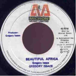 Gregory Isaacs Beautiful Africa USED VINYL 7INCH 45 RPM