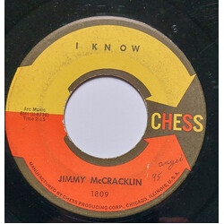 Jimmy McCracklin I Know / Later On USED VINYL 7INCH 45 RPM SINGLE