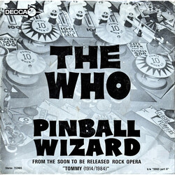 The Who Pinball Wizard USED VINYL 7INCH 45 RPM SINGLE STEREO