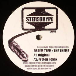 Dreem Teem The Theme USED VINYL 12INCH 33 S RPM