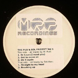 DJ Solution / Mr. Pud The Pud & Sol Project Vol 1 USED VINYL 12INCH WHITE LABEL