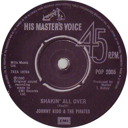 Johnny Kidd & The Pirates Shakin' All Over USED VINYL 7INCH 45 RPM SINGLE REISSUE