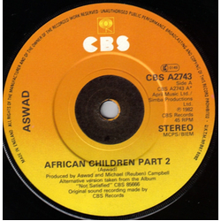 Aswad African Children Part 2 Vinyl 7" USED