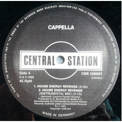 Cappella House Energy Revenge USED VINYL 12"