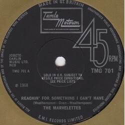 The Marvelettes Reachin' For Something I Can't Have USED VINYL 7INCH 45 RPM SINGLE