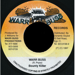 Bounty Killer Warr Buss Vinyl 7" USED