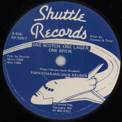Papa Charjan / Jack Reuben One Scotch, One Lager, One Brew Vinyl 7" USED