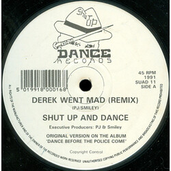 Shut Up & Dance Derek Went Mad (Remix) / This Town Needs A Sheriff (Remix) USED VINYL 12INCH 45 RPM