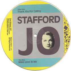 Jo Stafford Thank You For Calling USED VINYL 7INCH PICTURE DISC LIMITED EDITION