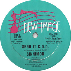 Sinnamon Send It C.O.D. USED VINYL 12INCH 33 S RPM