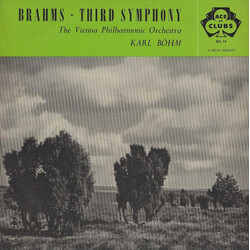 Johannes Brahms / Wiener Philharmoniker / Karl Böhm Third Symphony Vinyl LP USED